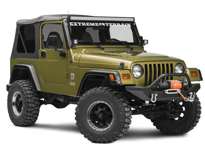 Raxiom 97-06 Jeep Wrangler TJ 50-In LED Light Bar Windshield Mount w/ Auxilliary Bracket J106746 J106746 Photo - Close Up