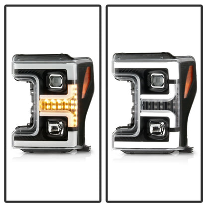 Spyder Ford F-250/F-350/F450 Super Duty 17-18 Projector Headlights Black PRO-YD-FS17-SBSEQ-BK 5086280 5086280 Photo - Unmounted