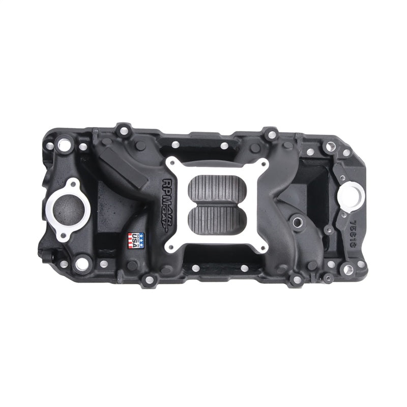 Edelbrock Intake Manifold; Nascar Edition Rpm Air-gap For Big-block Chevy 396-50 75613 Photo - Primary
