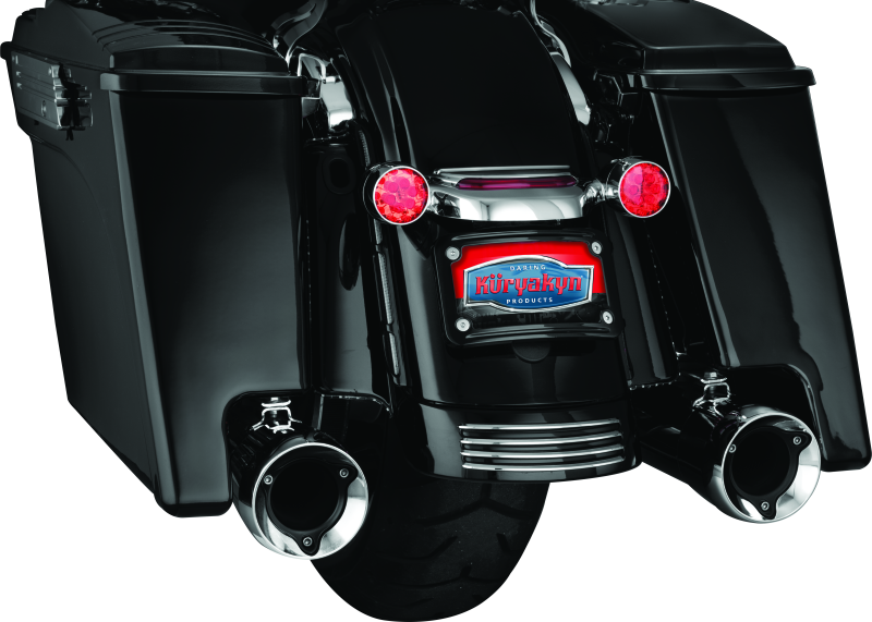 Kuryakyn Curved Lic Plate Mount Blk 3147 3147 User 1