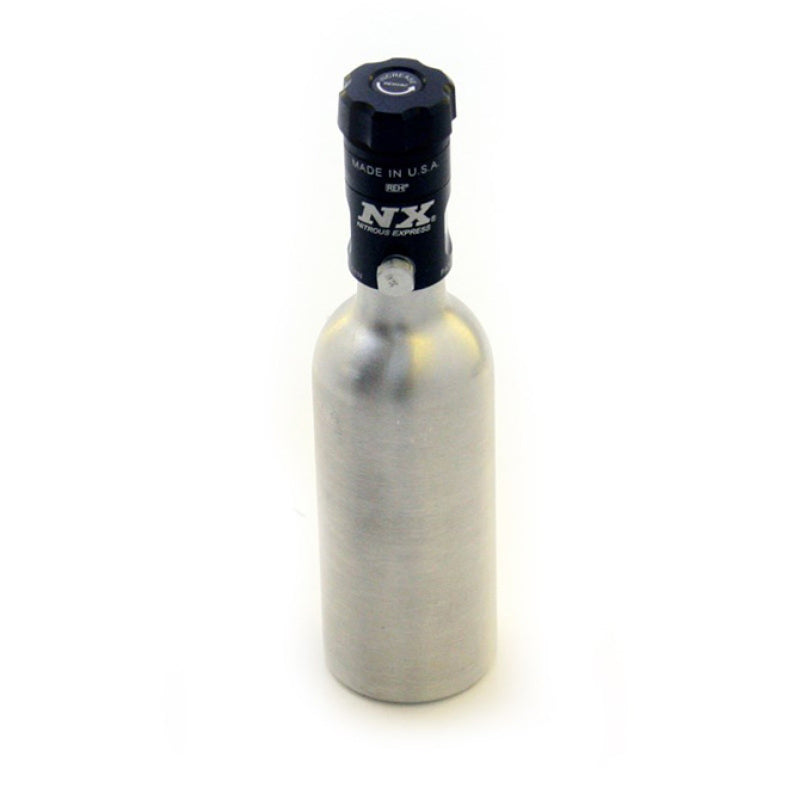 Nitrous Express 3.5 Oz Mini-Bottle w/Motorcyle Valve (2 Dia. X 7.33 Tall) 11020 Photo - Primary