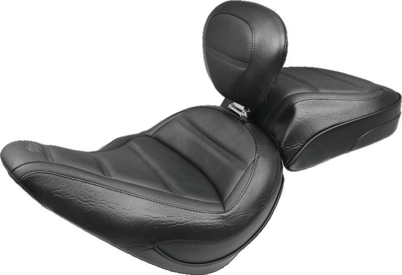 Mustang Motorcycle Std Touring Pssngr Seat W/Dbr 79028 79028 Photo - Primary