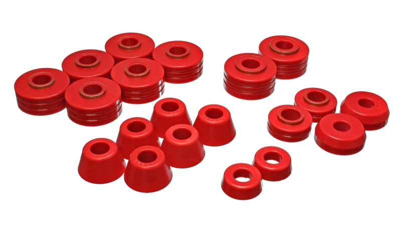Energy Suspension Body Mount Set Red Ford Bronco All 1978-1979 4.4102R Photo - Primary