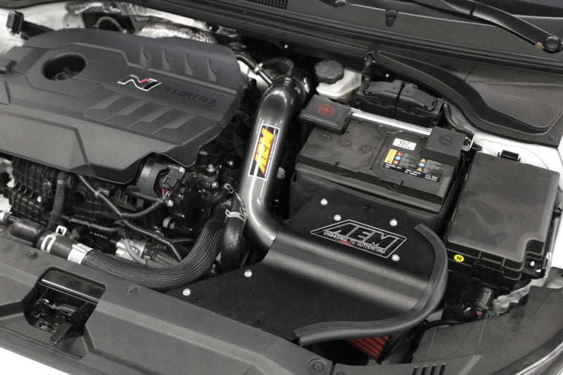 AEM Induction AEM C.A.S 19-20 Hyundai Veloster N 2.0T F/I Cold Air Intake System 21-873C 21-873C Photo - Mounted