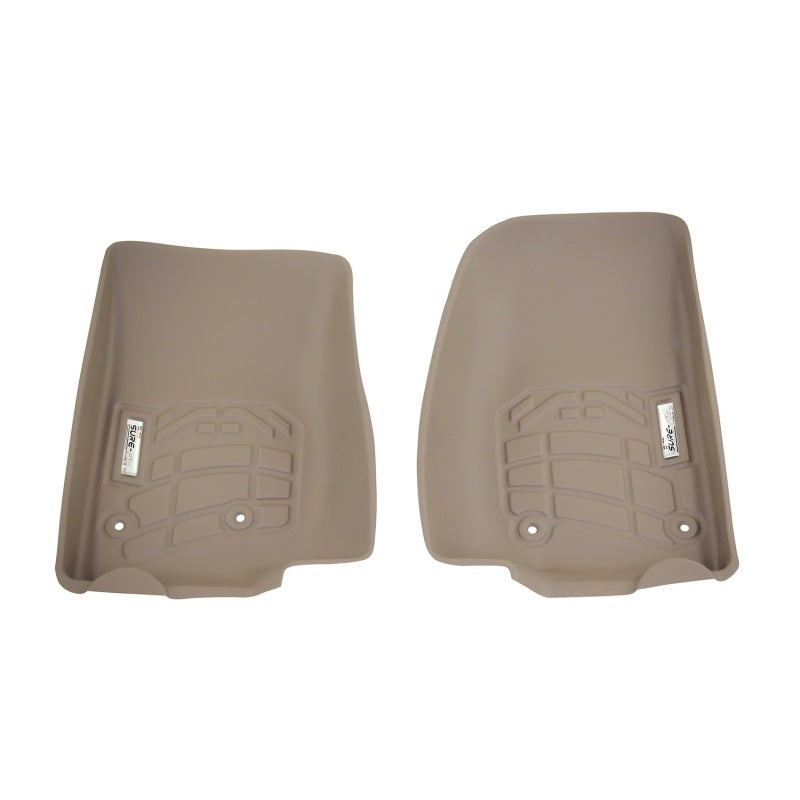 Westin 2014-2018 Jeep Wrangler / Wrangler Unlimited Wade Sure-Fit Floor Liners Front - Tan 72-130066 72-130066 Photo - Primary