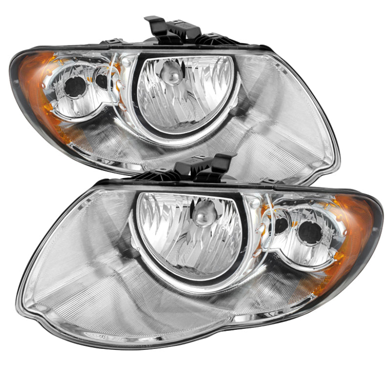 SPYDER Xtune Chrysler Town & Country 05-07 Crystal Headlights Chrome HD-JH-CHRTC05-AM-C 9025280 9025280 Photo - Primary