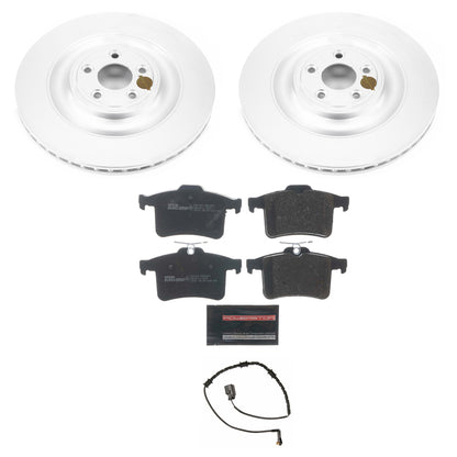 Power Stop 10-15 Jaguar XF Rear Euro-Stop Brake Kit ESK5649 ESK5649 Photo - Primary