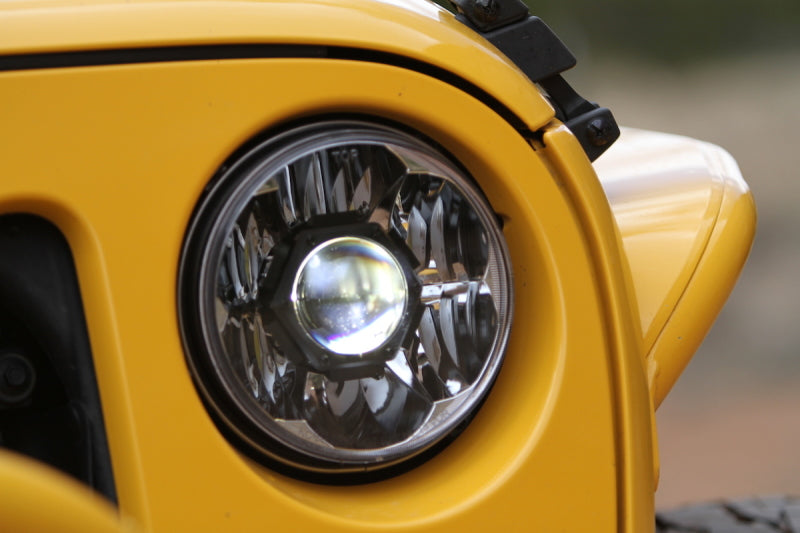 KC HiLiTES 07-18 Jeep JK (Not for Rubicon/Sahara) 7in. Gravity LED Pro DOT Headlight (Pair Pack Sys) 42341 42341 Photo - Primary