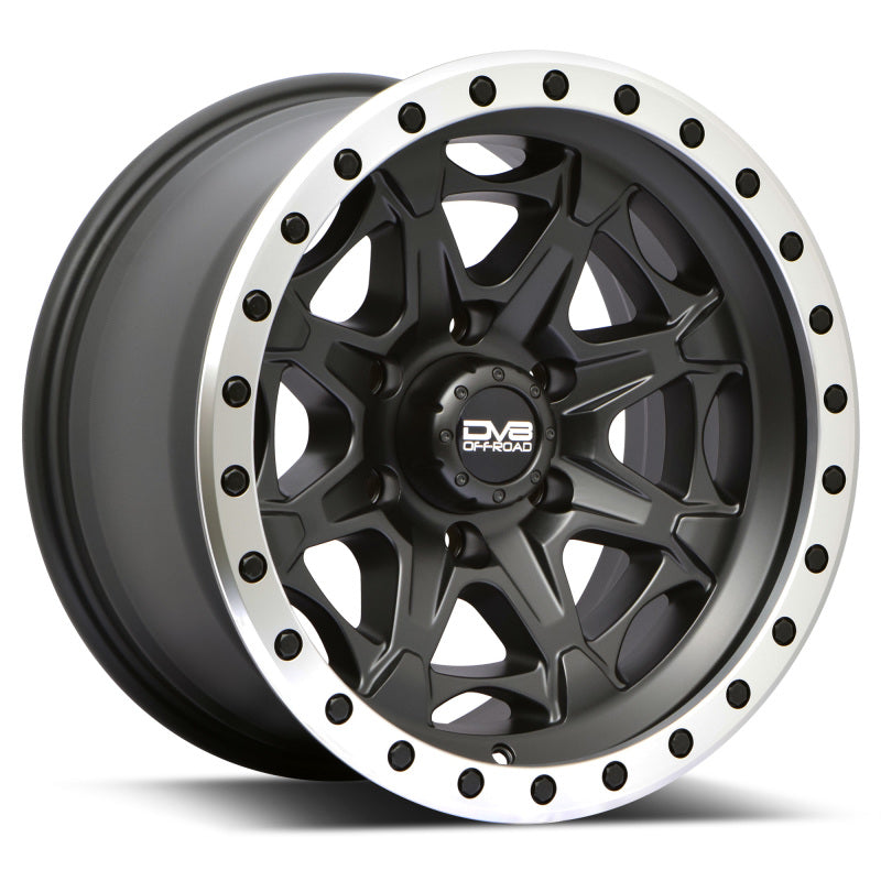 DV8 Offroad Aluminum 886 Beadlock Wheels 20x9 5x127 - 12mm Matte Black 886B-2907312 886B-2907312 Photo - Primary