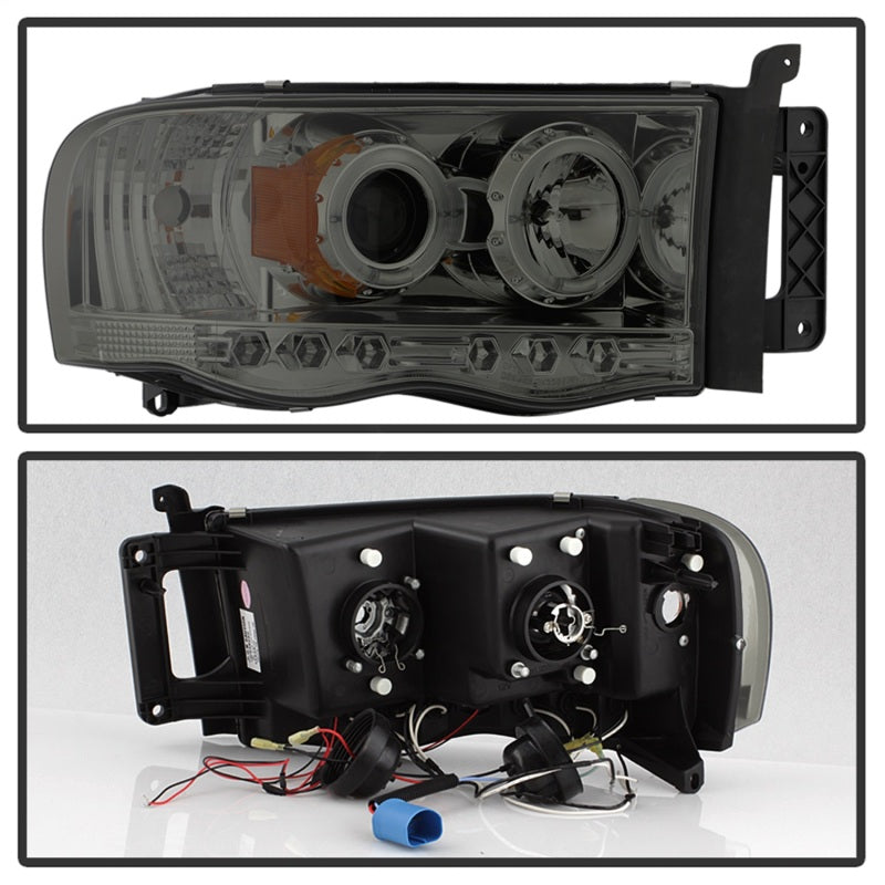 Spyder Dodge Ram 1500 02-05/Ram 2500 03-05 Projector Headlights LED Halo LED Smke PRO-YD-DR02-HL-SMC 5009999 5009999 Photo - Unmounted