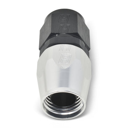 Russell Full Flow Straight Hose Ends - Black / Silver 610043 Photo - out of package