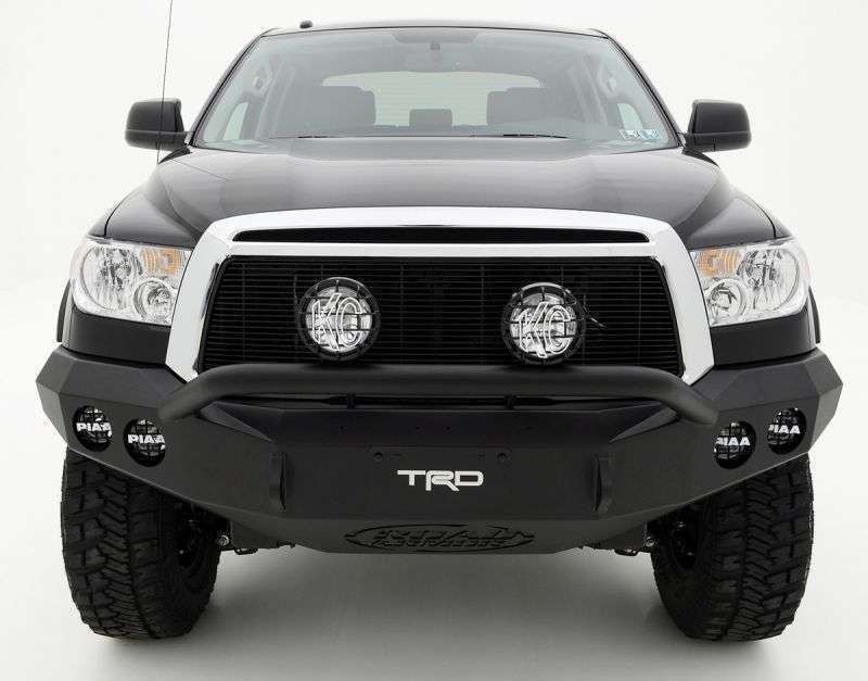 Road Armor 07-13 Toyota Tundra Stealth Front Winch Bumper w/Pre-Runner Guard - Tex Blk 99034B 99034B Photo - Primary