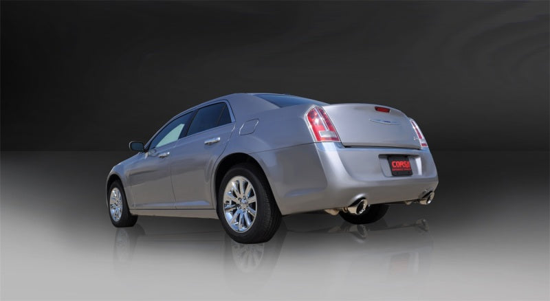 Corsa 11-13 Chrysler 300 R/T 5.7L V8 Polished Sport Cat-Back Exhaust 14535 14535 Photo - Mounted