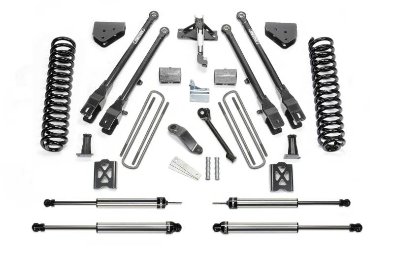 Fabtech 05-07 Ford F350 4WD 6in 4 Link System w/DL Shocks K20132DL K20132DL Photo - Primary