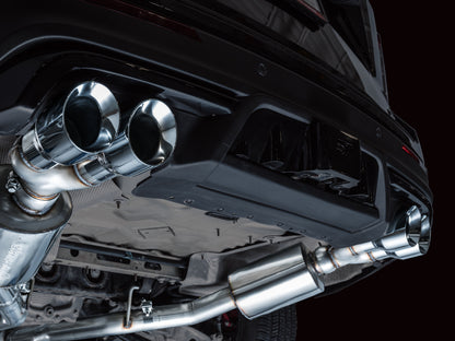 AWE Tuning 2020+ Ford Explorer ST Touring Edition Exhaust w/ Chrome Silver Tips 3015-42625 3015-42625 Photo - Mounted