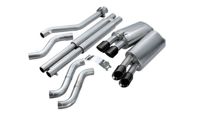 Corsa 90-95 Chevrolet Corvette C4 ZR1 5.7L V8 LT5 Black Sport Cat-Back Exhaust 14117BLK 14117BLK Photo - Primary