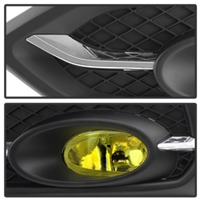 Spyder Honda Civic 2014-2015 2Dr/Coupe (EX Model Only)OEM Fog Light W/Switch- Yellow FL-HC2014-2D-Y 5080233 5080233 Photo - Unmounted