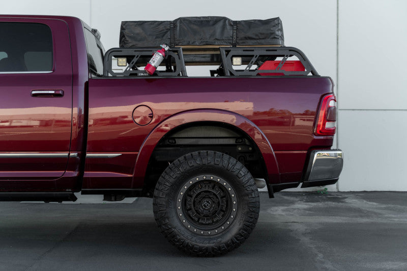 DV8 Offroad 07-23 Toyota Tundra / 09-23 Ford F150 Raptor MTO Series Bed Rack -  2pc Adj. RRUN-03 RRUN-03 Photo - Unmounted