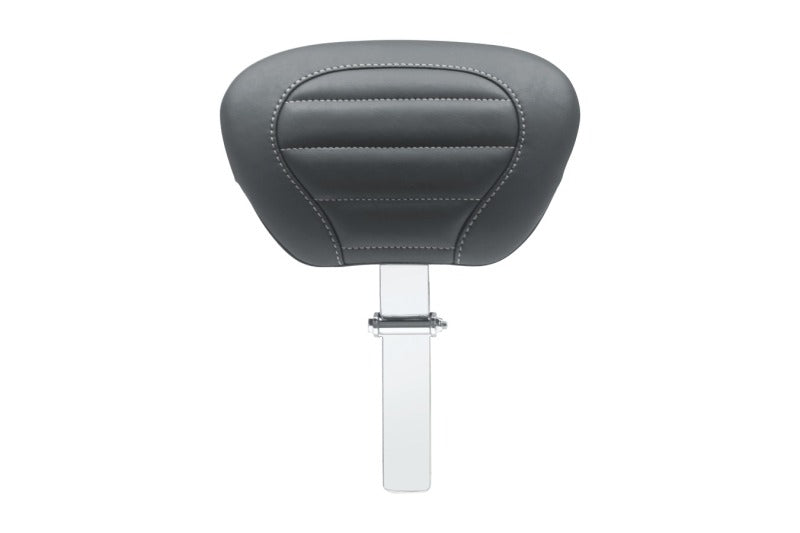 Mustang Motorcycle Mustang 08-21 HD Electra Glide,Rd Glide,Rd King,Str Glide Driver Backrest - Black w/ Grey Stitching 79012GM 79012GM User 1