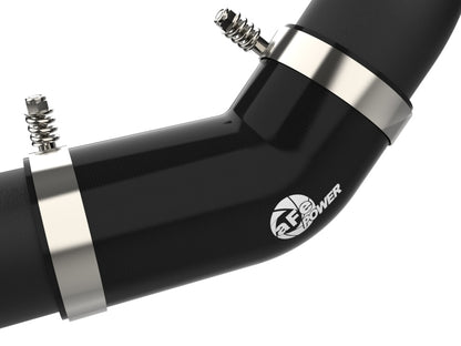 aFe 16-19 RAM 1500 V6 3.0L (TD) BladeRunner 3in Aluminum Hot & Cold Charge Pipe Kit - Black 46-20494-B 46-20494-B Photo - Close Up