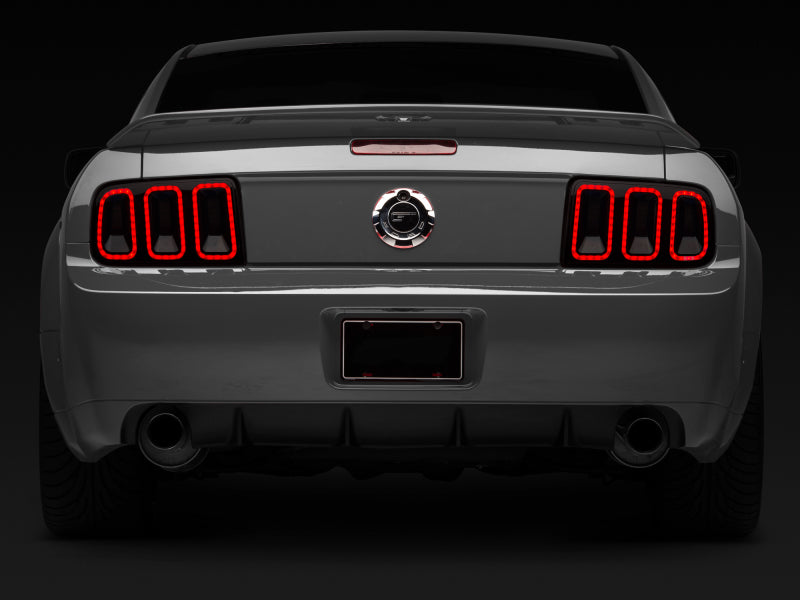 Raxiom 05-09 Ford Mustang Gen5 Tail Lights- Black Housing (Smoked Lens) 49169 49169 Photo - Close Up