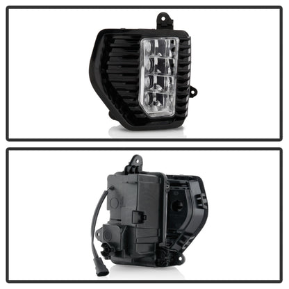 Spyder GMC Sierra 1500 Denali Only 19-20 (Not for 2500/3500) OEM Style Full LED Fog w/ Switch- Clear 5087010 5087010 User 1