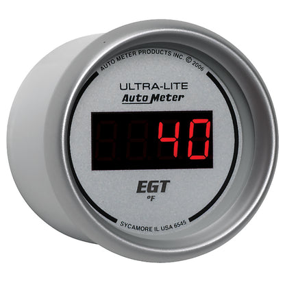 Autometer Gauge, Pyrometer (Egt), 2 1/16", 1600 Deg. F, Digital, Silver Dial 6545 User 3