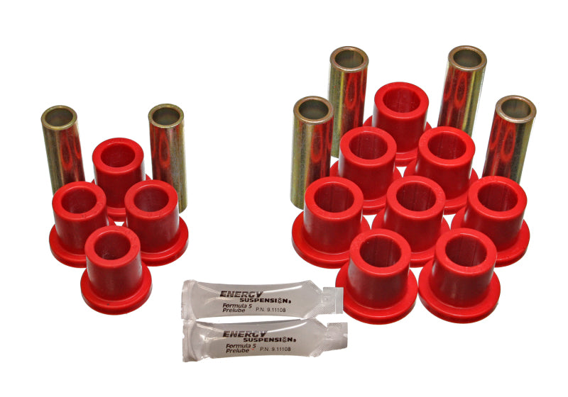 Energy Suspension Leaf Spring Bushing Set Red Ford Bronco Base 1966-1977 4.2102R Photo - Primary