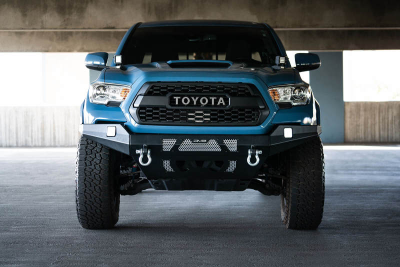 DV8 Offroad 16-23 Toyota Tacoma MTO Series Front Bumper FBTT1-04 FBTT1-04 Photo - Mounted
