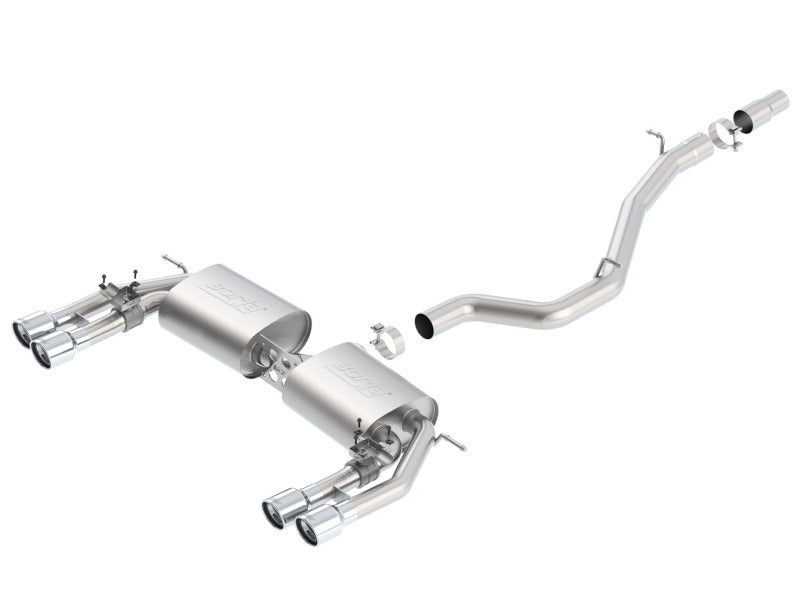 Borla 13-15 Audi S3 S-Type Dual Round Rolled Catback Exhaust 140631 140631 Photo - Primary