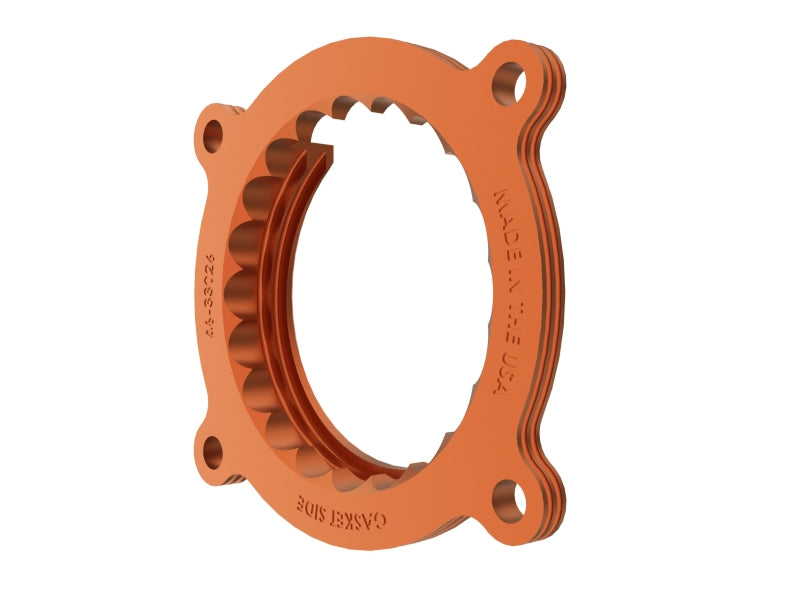 aFe 2024 Ford Mustang GT/ 2024 Ford Mustang Dark Horse V8 5.0L Silver Bullet Throttle Body Spacer 46-33026N 46-33026N Photo - Unmounted