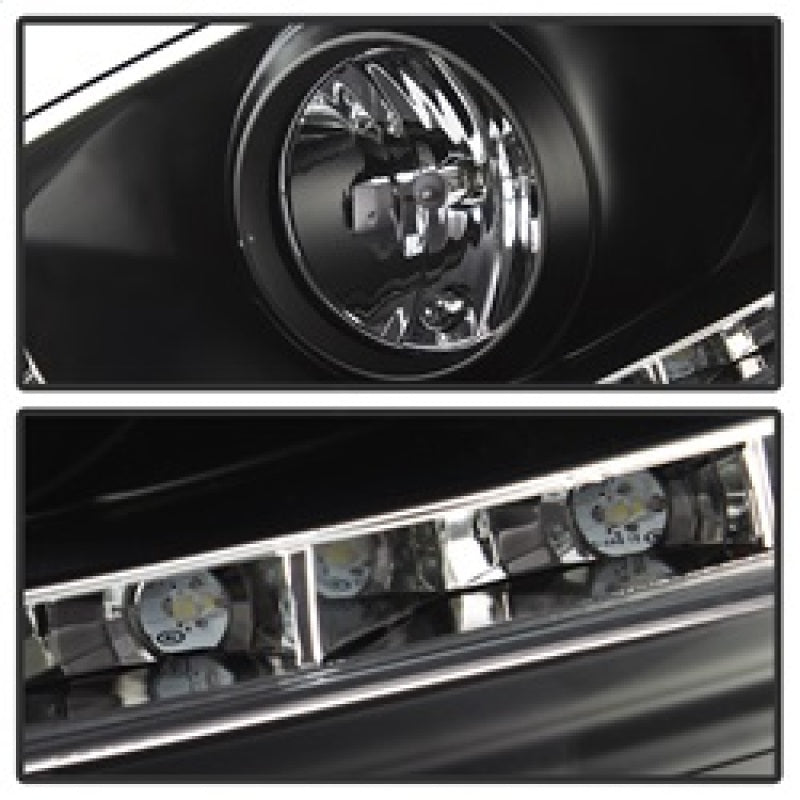 Spyder Volkswagen GTI 06-09/Jetta 06-09 Halogen Model Only - DRL Black PRO-YD-VG06-DRL-BK 5017505 5017505 Photo - Unmounted