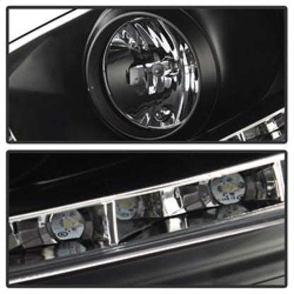 Spyder Volkswagen GTI 06-09/Jetta 06-09 Halogen Model Only - DRL Black PRO-YD-VG06-DRL-BK 5017505 5017505 Photo - Unmounted