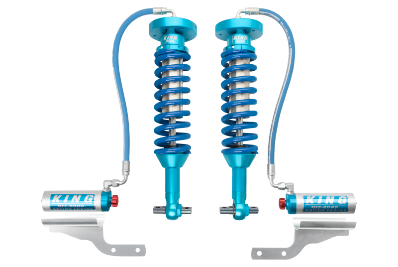 King Shocks 2015+ Ford F150 2WD Front 2.5 Dia Remote Reservoir Coilover w/Adjuster (Pair) 25001-355A