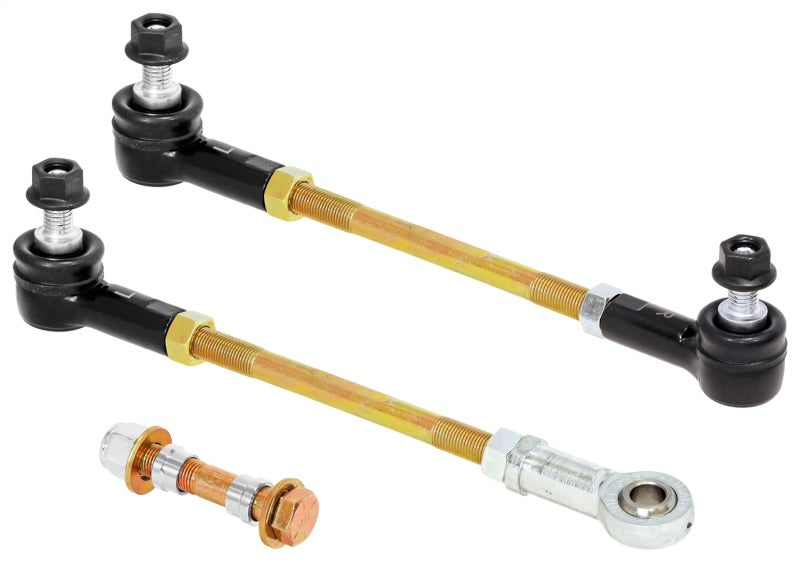 RockJock JL/JT Adjustable Sway Bar End Link Kit Front 8 1/2in Long Rods RJ-243100-103