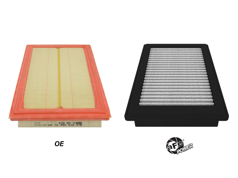 aFe MagnumFLOW OE Replacement Air Filter w/Pro Dry S Media 15-18 Mercedes C300 (L4-2.0L Turbo) 31-10333 31-10333 Photo - Unmounted
