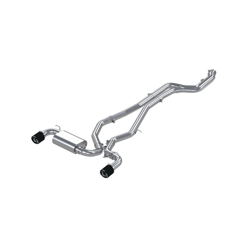 MBRP 2020+ Toyota Supra 3.0L 3in Catback Dual Rear Carbon Fiber Tips - T304 S43003CF S43003CF Photo - Primary