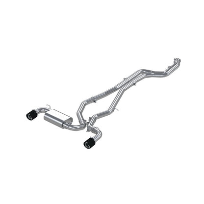 MBRP 2020+ Toyota Supra 3.0L 3in Catback Dual Rear Carbon Fiber Tips - T304 S43003CF S43003CF Photo - Primary