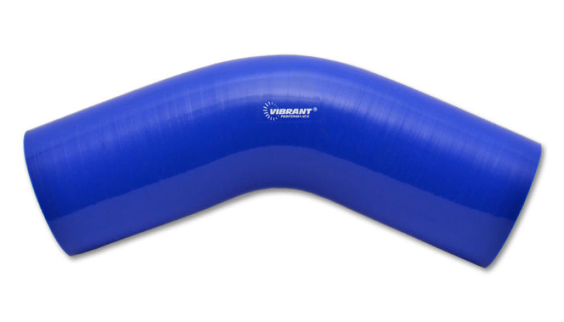 Vibrant 4 Ply Reinforced Silicone Elbow Connector - 4.5in I.D. - 45 deg. Elbow 2758B Photo - Primary