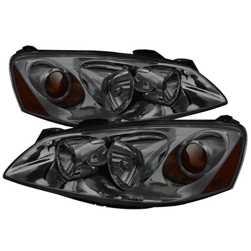 SPYDER Xtune Pontiac G6 05-10 (09-10 Fit w/Amber Turn Signal) Crystal Headlights Smoke HD-JH-PG605-AM-SM 9023682 9023682 Photo - Primary