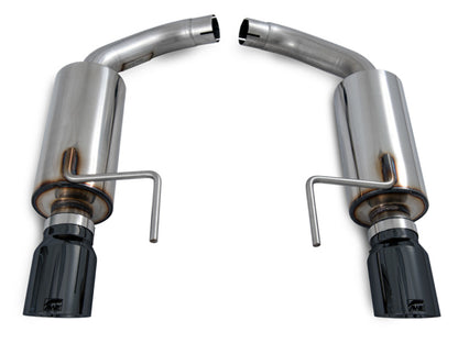 AWE Tuning S550 Mustang EcoBoost Axle-back Exhaust - Touring Edition (Diamond Black Tips) 3015-33086 3015-33086 Photo - out of package