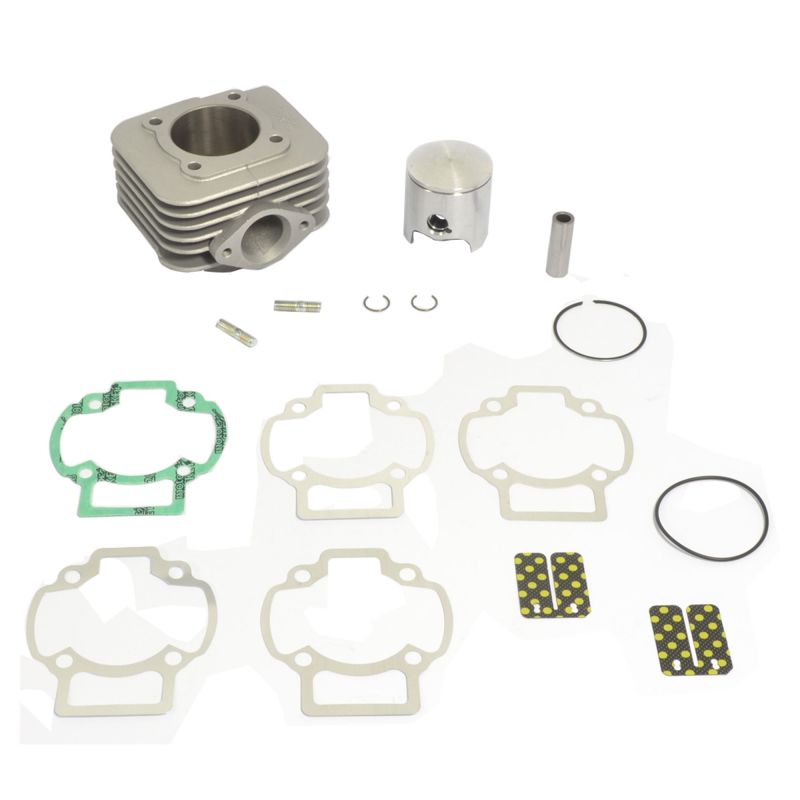 Athena 03-05 Derbi 02 Bullet 47.6mm Bore 12mm Pin Domed Piston Big Bore Cyl Kit (For Athena Kits) 069200 069200 Photo - Primary