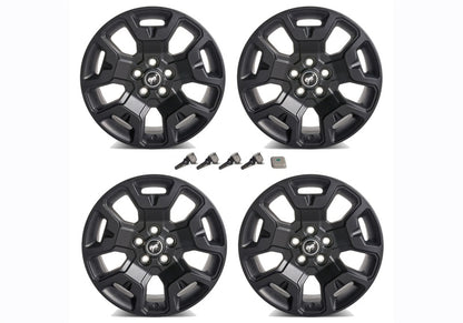 Ford Racing 2021+ Bronco Sport 17in Low Gloss Black Wheel Kit M-1007K-S17BSB M-1007K-S17BSB Photo - Unmounted