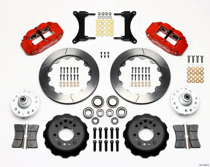 Wilwood Narrow Superlite 6R Front Hub Kit 12.88in Red 79-87 GM G Body 140-12298-R 140-12298-R Photo - Primary