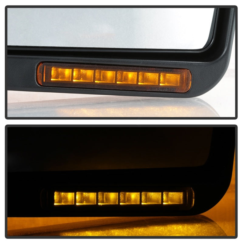 SPYDER xTune 04-06 Ford F-150 Heated Amber Seq LED Signal OEM Pwr Mirrors (Pair) (MIR-03FF04-G2-PW-RAM-SET) 9943164 9943164 Photo - Unmounted