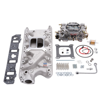 Edelbrock Manifold and Carb Kit, Performer, Small Block Ford, 289-302 2031 Photo - Primary