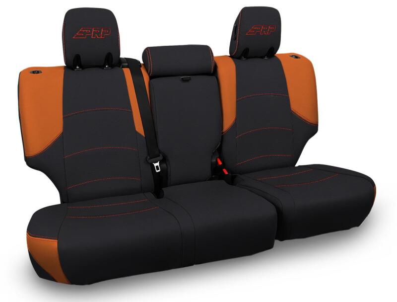 PRP Seats PRP 11-24 Toyota 4Runner Rear Bench Cover - 5-seat model - Black/Orange B067-05 B067-05 Photo - Primary