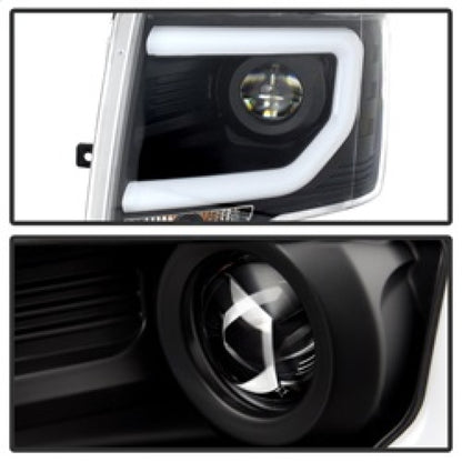Spyder Ford F150 13-14 Projector Fctry Xenon Model- Light Bar DRL Blk PRO-YD-FF15013-LBDRL-HID-BK 5077646 5077646 Photo - Unmounted