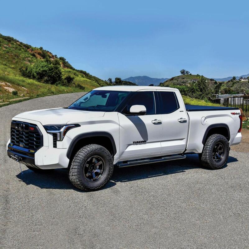Westin 2022 Toyota Tundra Double Cab PRO TRAXX 4 Oval Nerf Step Bars - Black 21-24225 21-24225 Photo - Mounted