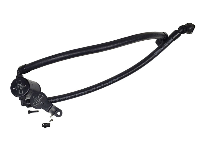 J&L 2020-2023 Ford Explorer 3.0L EcoBoost Oil Separator 3.0 Passenger Side - Black Anodized 3052P-B 3052P-B Photo - Primary